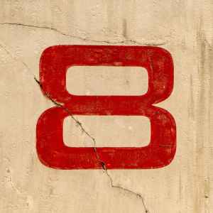 number eight painted on cracked wall